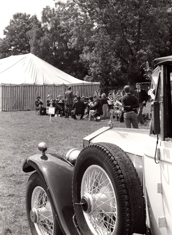 1981 - Yarnton youth band and Ted Harris's Silver Ghost 69EM